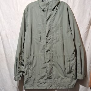 Eddie Bauer Womens Green Hooded Jacket